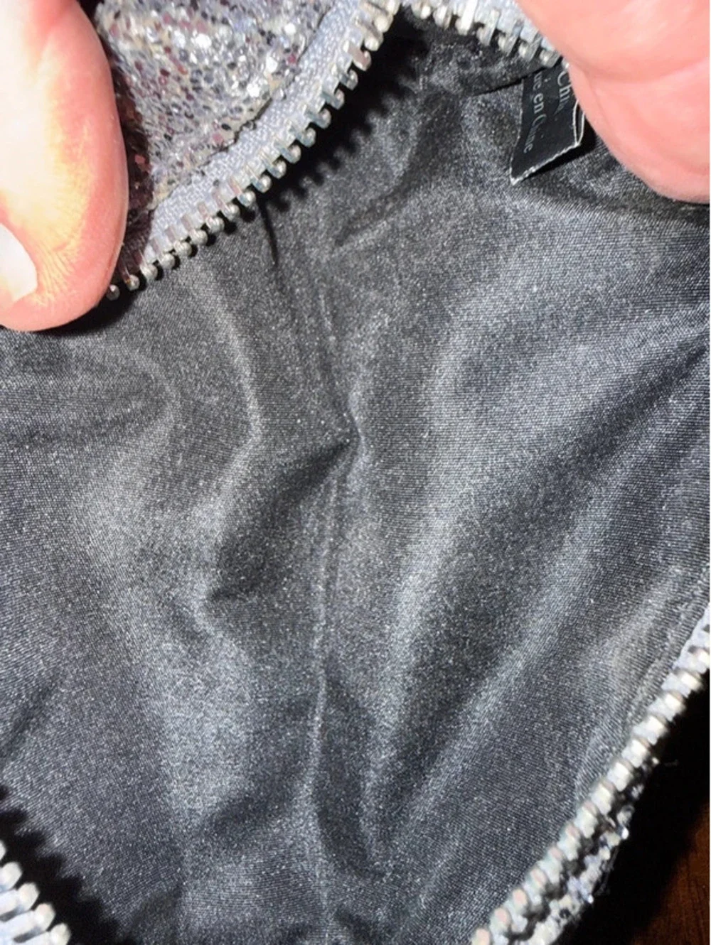 Victoria’s Secret glitter candy wrapper bag